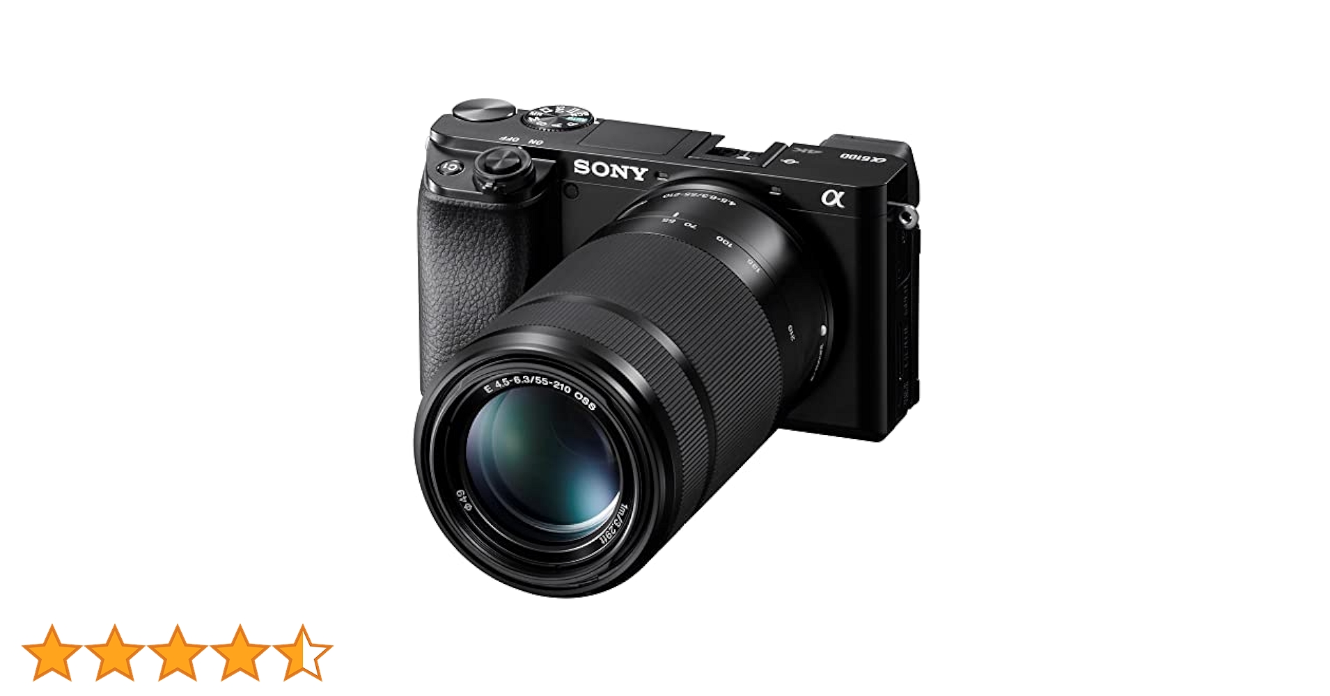 Amazon | Sony A6100 [Twin Lens Kit:16-50mm and 55-210mm